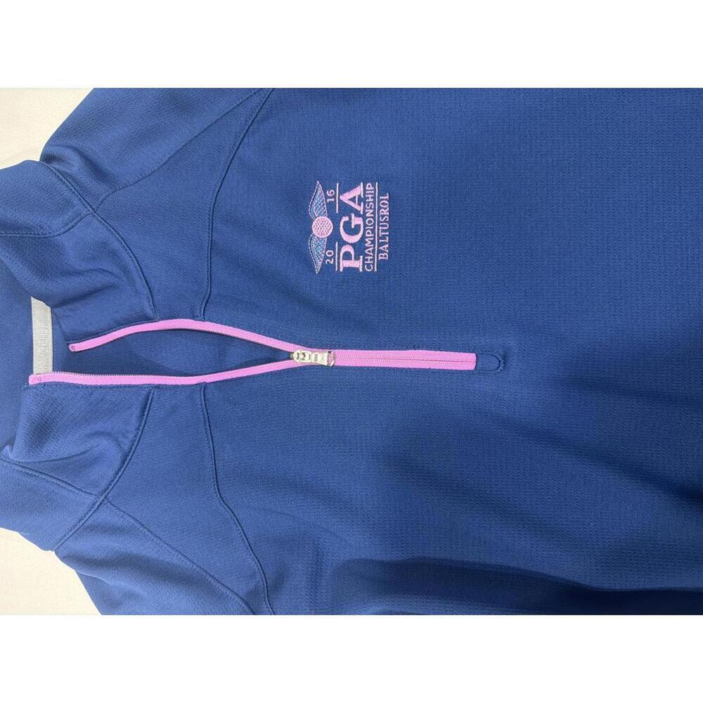 Under Armour Women's Blue PGA Championship 2016 Long Sleeve Pullover - Picture 3 of 5